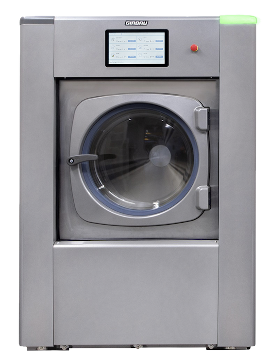 Girbau soft mount commercial washer with touch-screen control