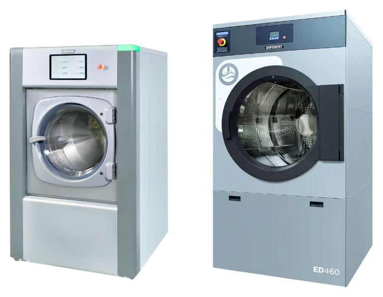 Girbau professional wet cleaning washer and ED460 dryer