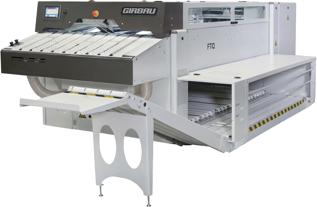 Girbau FTQ towel folder & stacker