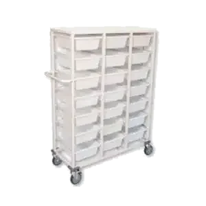 21 Basket Storage Trolley commercial laundry trolley
