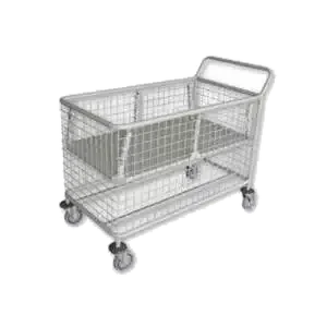 Large Wet & Dry Mesh Linen Trolley commercial laundry trolley
