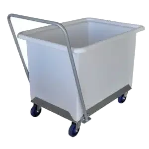 Wet Linen Trolley with Push Handle commercial laundry trolley