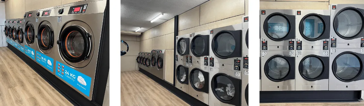 Quik Laundry images, Modern Laundromat a Customer Favourite